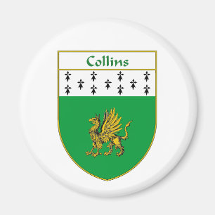 Íman Crista da brasão/família de Collins