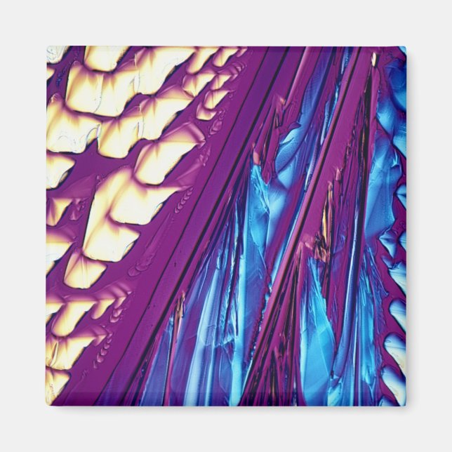 Íman Cristais de ácido tartárico (Frente)