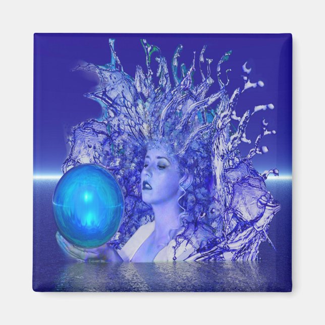 Íman Cristal Azul (Frente)