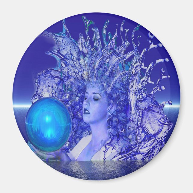 Íman Cristal Azul (Frente)