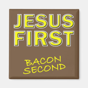 Íman Cristão Jesus Primeiro Bacon Segundo