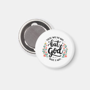 Íman Cristão Personalizado Sem Maneira Senão Deus