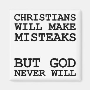 Íman Cristãos Cometem Erros Misteaks Não Deus Divertido