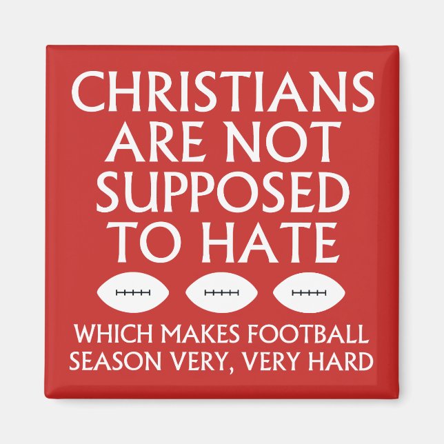 Íman Cristãos Não Devem Odiar Futebol (Frente)