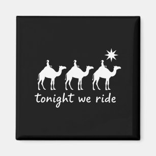 Íman Cristianismo Hoje à Noite Nós Cavalgamos Três Home