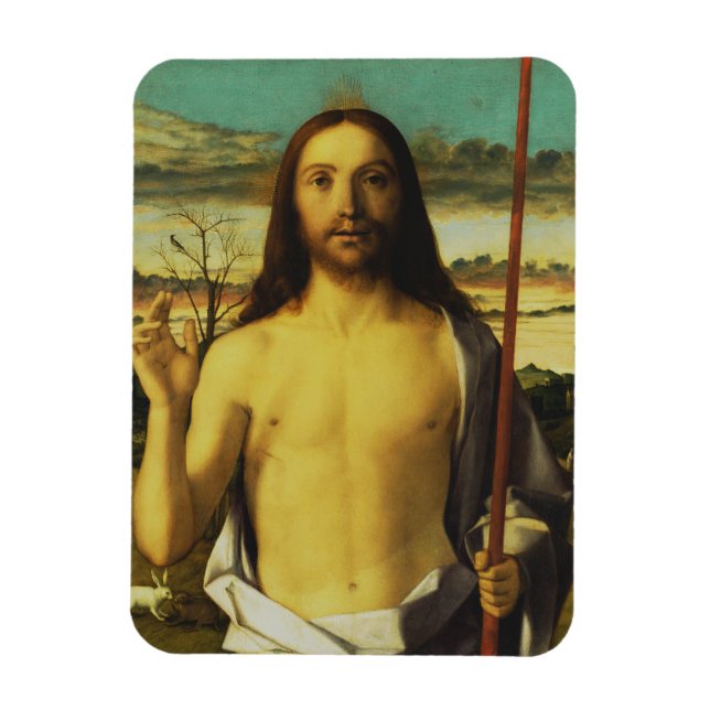 Íman Cristo Abençoando de Giovanni Bellini   (Vertical)