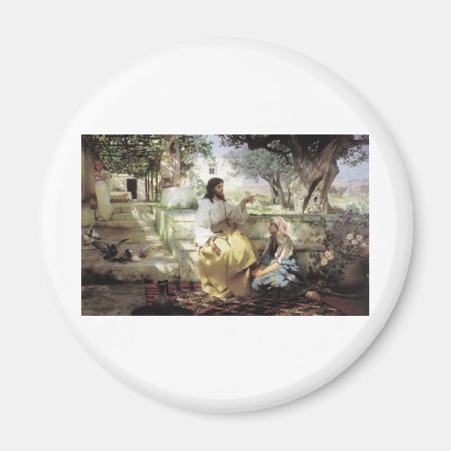 Íman Cristo com Martha e Maria por volta de 1886 (Frente)