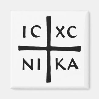 Íman Cristo Conquista IC XC NI KA Magnet