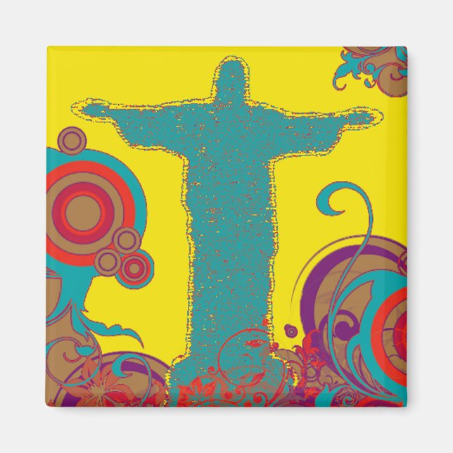 Íman Cristo Corcovado (Frente)
