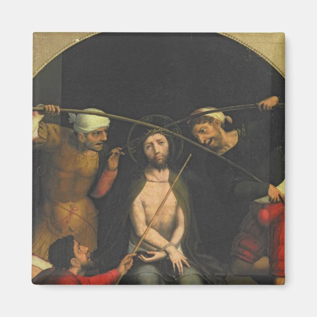 Íman Cristo coroado com Thorns (Frente)