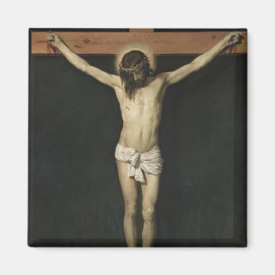Íman Cristo Crucificado na Cruz (Fé) (Velazquez)