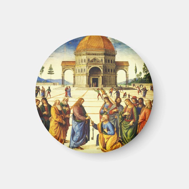 Íman Cristo dando as teclas ao Santo Peter (Frente)