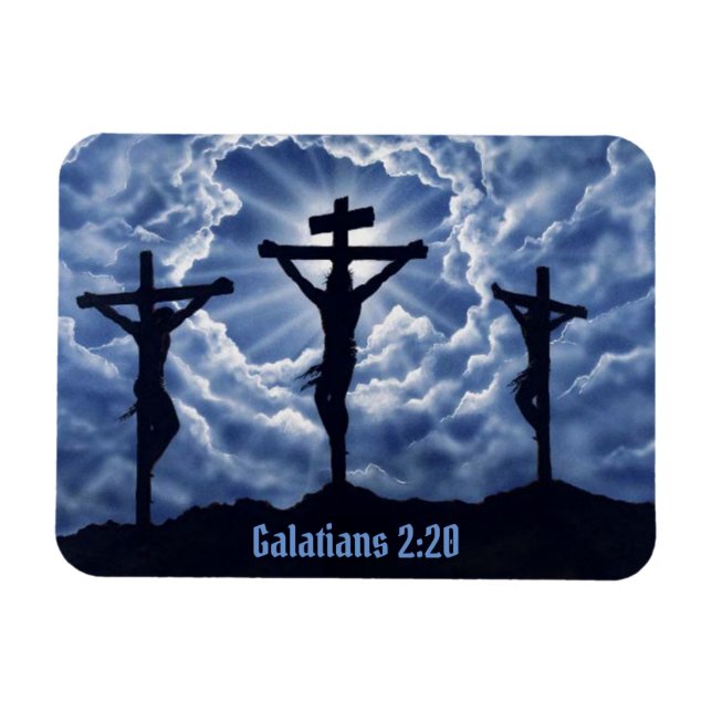 Íman Cristo De Jesus Na Cozinha Cruzada Galáctica 2:20 (Horizontal)