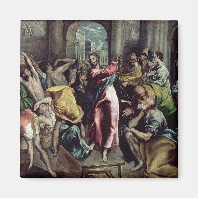 Íman Cristo dirigindo as bandejas do templo (Frente)