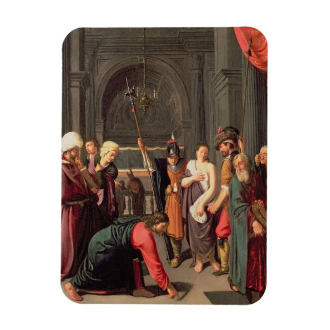 Íman Cristo e Mulher Adulterada (Vertical)