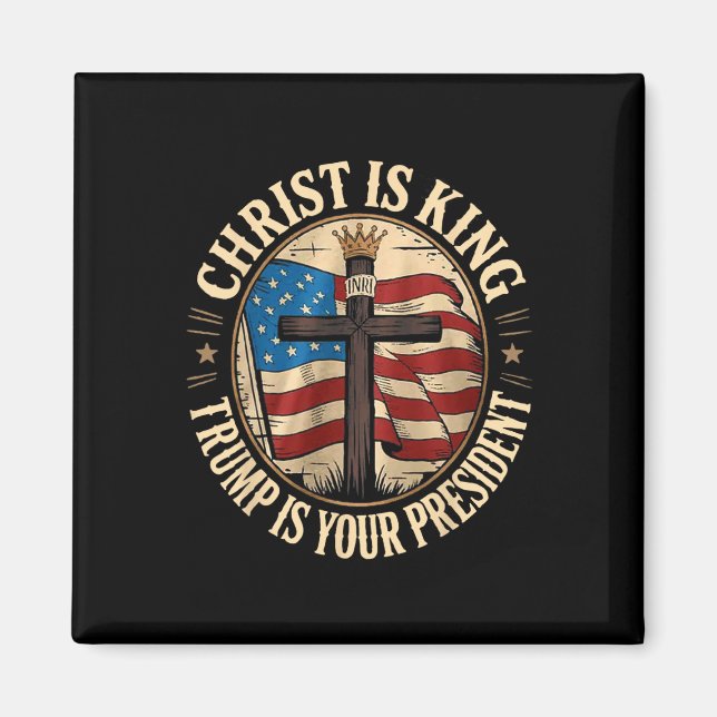 Íman Cristo é Rei e Trump é Presidente  (Frente)