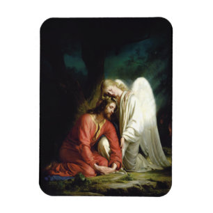 Íman Cristo em Gethsemane por Carl Bloch, Religioso