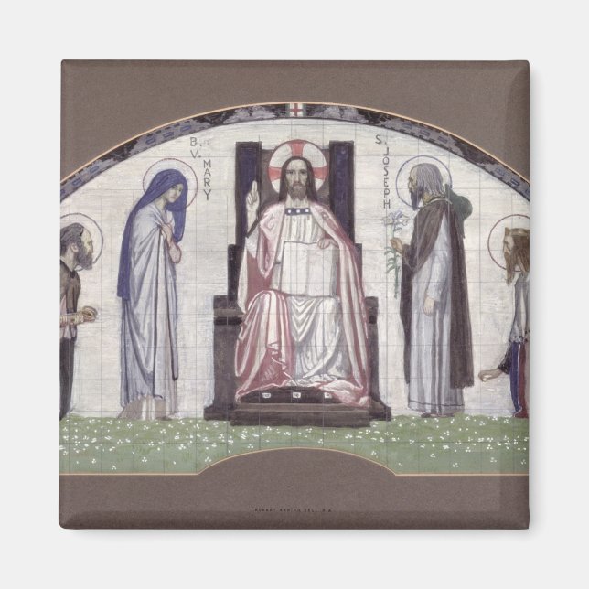 Íman Cristo Enthroned (Frente)