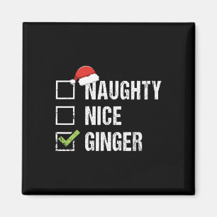 Íman Cristo Irlandês Naughn Nice Ginger Redhead Santa H