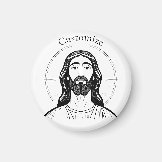 Íman Cristo Jesus Thunder_Cove (Frente)