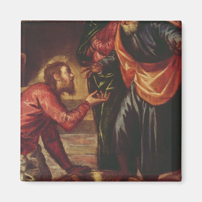 Íman Cristo Lavando os Pés dos Discípulos (Frente)