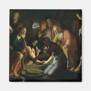 Íman Cristo Lavando os Pés dos Discípulos, 1623