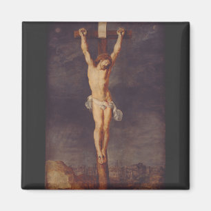 Íman Cristo morto na cruz por Peter Paul Rubens 
