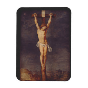Íman Cristo morto na cruz por Peter Paul Rubens