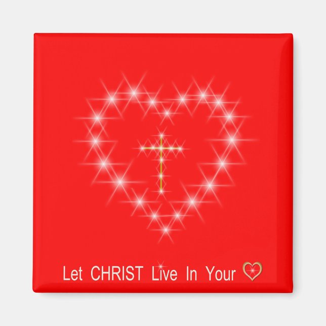 Íman Cristo no coração (Frente)