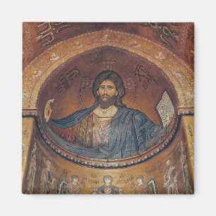 Íman Cristo Pantocrator e Madonna