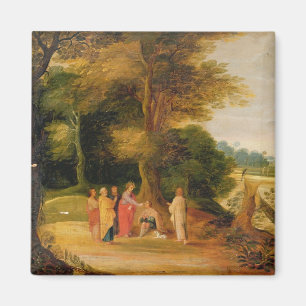 Íman Cristo que cura o homem cego