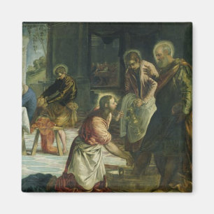 Íman Cristo que lava os pés dos discípulo, c.1547