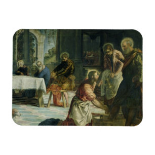 Íman Cristo que lava os pés dos discípulo, c.1547