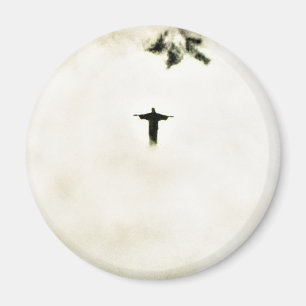 Íman Cristo Redentor nas nuvens