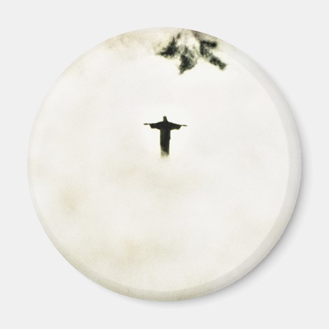 Íman Cristo Redentor nas nuvens (Frente)