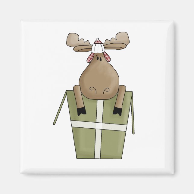 Íman Critério de Natal ・ Caixa de Mose & Presente (Frente)