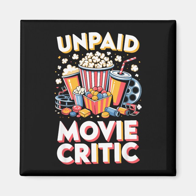 Íman Crítico de cinema não remunerado filme comida notu (Frente)
