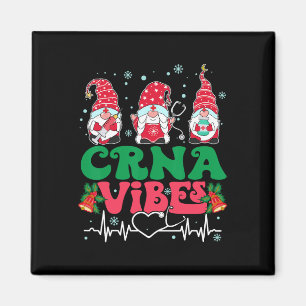Íman Crna Vibes Enfermeira Gnomo Natal Stethoscope Xmas