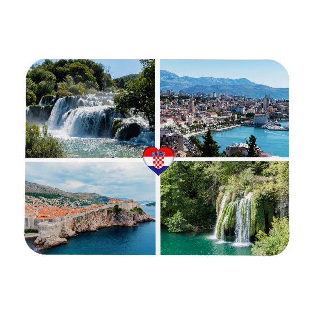 Íman Croácia Belos Pontos Turísticos - Europa (Horizontal)