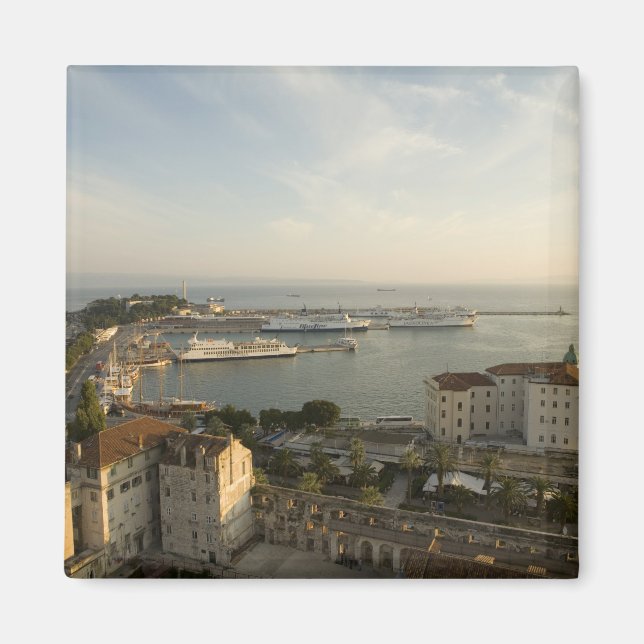 Íman Croácia, Dalmácia, Split. Vista da Riva (Frente)