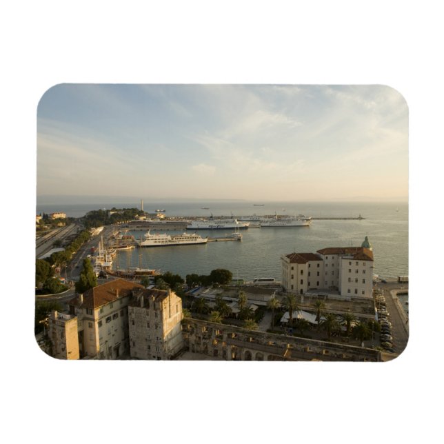Íman Croácia, Dalmácia, Split. Vista da Riva (Horizontal)