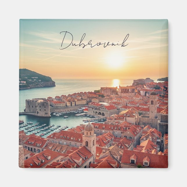 Íman Croácia Dubrovnik Viagem (Frente)