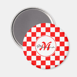 Íman Croácia | Hrvatska | Nome Monograma controlado