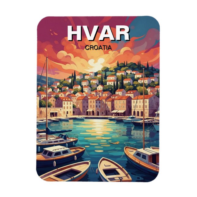 Íman Croácia Hvar (Vertical)
