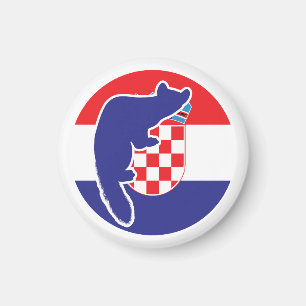 Íman Croácia Marten Bandeira Nacional da Croácia