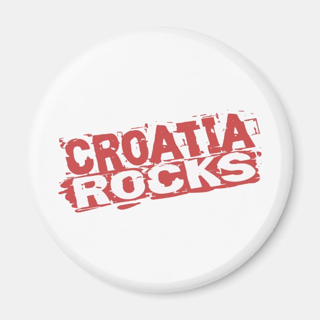 Íman Croácia Rocks (Frente)