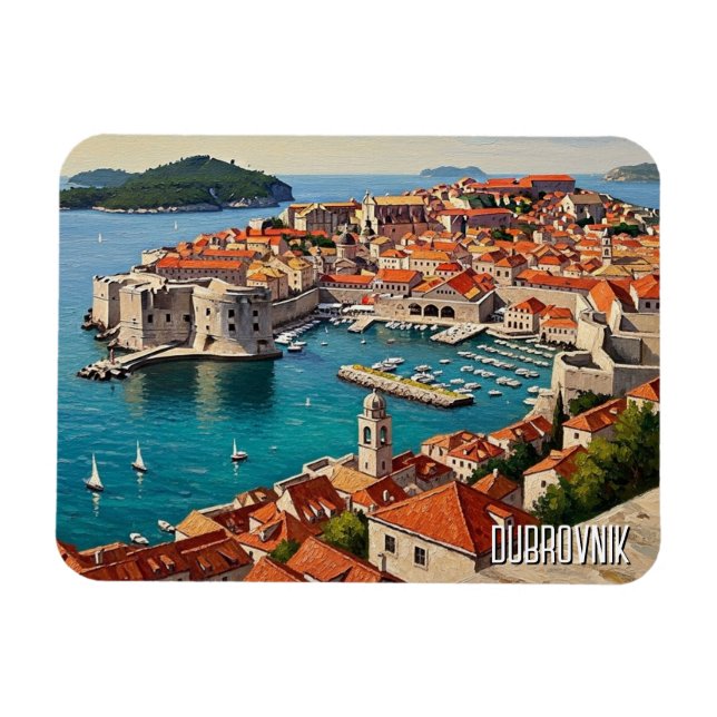 Íman Croácia Viagens Dubrovnik (Horizontal)