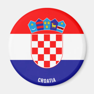 Íman Croatia Flag Charming Patriotic