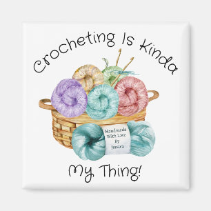Íman Crochet Personalizado