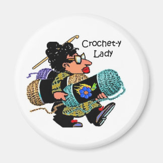 Íman Crochet-y Lady Magnet
